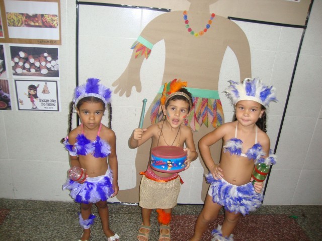 Comemoração do Dia do Índio no Colégio O Saber