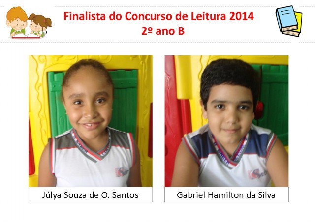 Finalistas do Concurso de Leitura 2014