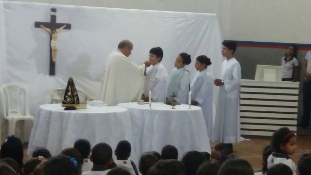 Missa em Ação de graça aos 16 anos do Colégioosaber O Saber!