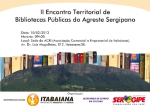 Itabaiana sedia encontro de bibliotecas do agreste sergipano 