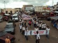 Protesto nas ruas de Itabaiana a favor da reforma do CEMB